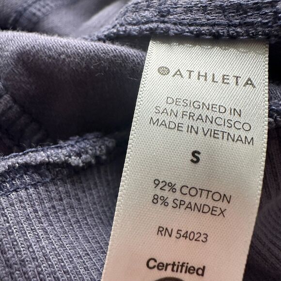 Athleta Sundown Sweatshirt Women’s Small Tie Dye Crewneck Top Grayish Purple - Picture 6 of 9